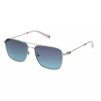 Óculos de sol FILA SFI456-580579 homem retangulares - armação preta, lentes fumé, proteção UV400