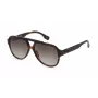 Óculos de sol unissexo FILA SFI459V590C10 - Armação preta, lentes cinzentas, 59 mm