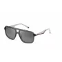 FILA SFI460-574ALP Óculos de sol retangulares unissexo - Armação de acetato Havana/Castanho, Lentes de policarbonato castanhas, proteção UV400