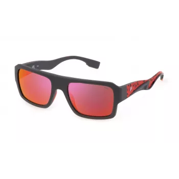 Óculos de sol FILA SFI462-56I41P homem polarizados, armação preta, lentes cinzentas, 56/20/145 mm