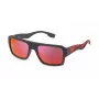 Óculos de sol FILA SFI462-56I41P homem polarizados, armação preta, lentes cinzentas, 56/20/145 mm