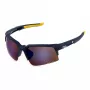 Óculos de sol unissexo FILA SFI515-67U43B - Armação retangular desportiva, proteção UV400, lentes 67 mm