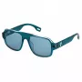 Óculos de sol unissexo FILA SFI528-56U28P - armação preta, lentes cinzentas polarizadas, proteção UV400