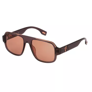 Óculos de sol FILA SFI529-540J58 unissexo retangulares Havana 54mm