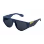 FILA Óculos de sol unissexo SF936457U43B - armação preta mate, lentes fumadas, proteção UV400