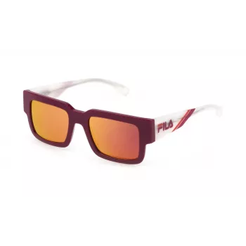 Óculos de sol FILA SFI314-516Y6X para mulher Havana retangulares 51 mm