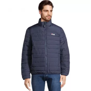 Casaco acolchoado FILIPEK Fila Butzbach para homem azul-marinho FAM0456 tamanho M