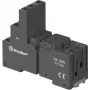 Finder 94.03.0 Base de parafuso Preta para relés 55.33/55.34 e 85.33/85.34, 3 polos, 10A 250V, montagem em calha DIN/painel