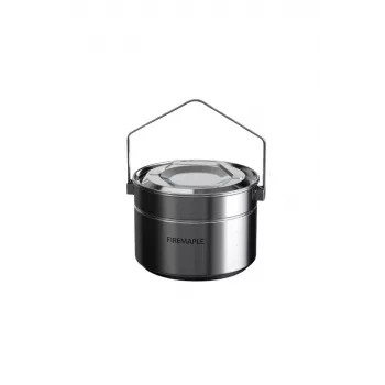 Panela Fire-Maple Antarcti 1,8L alumínio duro-anodizado panela de camping com trocador de calor e pega dobrável