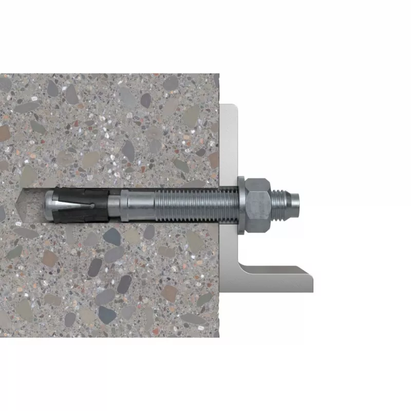 FISCHER Chumbador de ancoragem FAZ II Plus 12/20 R – Aço inoxidável A4, 80 unid. por embalagem