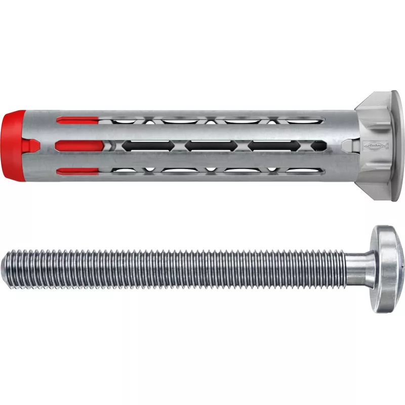 Bucha para parede oca Fischer DuoHM 6x55 S com parafusos, 4 unid. 572913