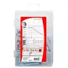 Fischer DuoPower 547212 Conjunto de buchas e parafusos para mudanças, 76 peças