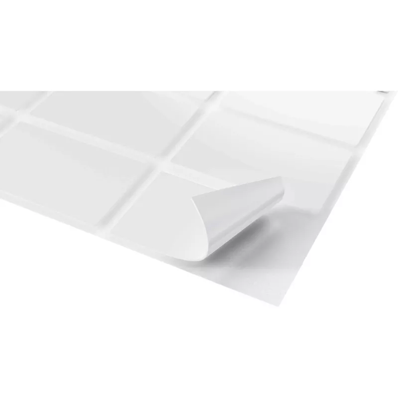 FISCHER GOW Tiras de Montagem 20 Unid., Branco, 22 x 36 mm, Autoadesivas