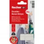FISCHER GOW Tiras de Montagem 20 Unid., Branco, 22 x 36 mm, Autoadesivas