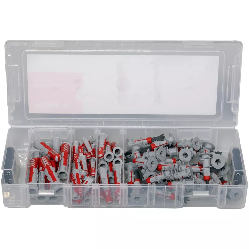 Conjunto de fixação fischer MiniFixTainer DuoLine 77 peças 560098