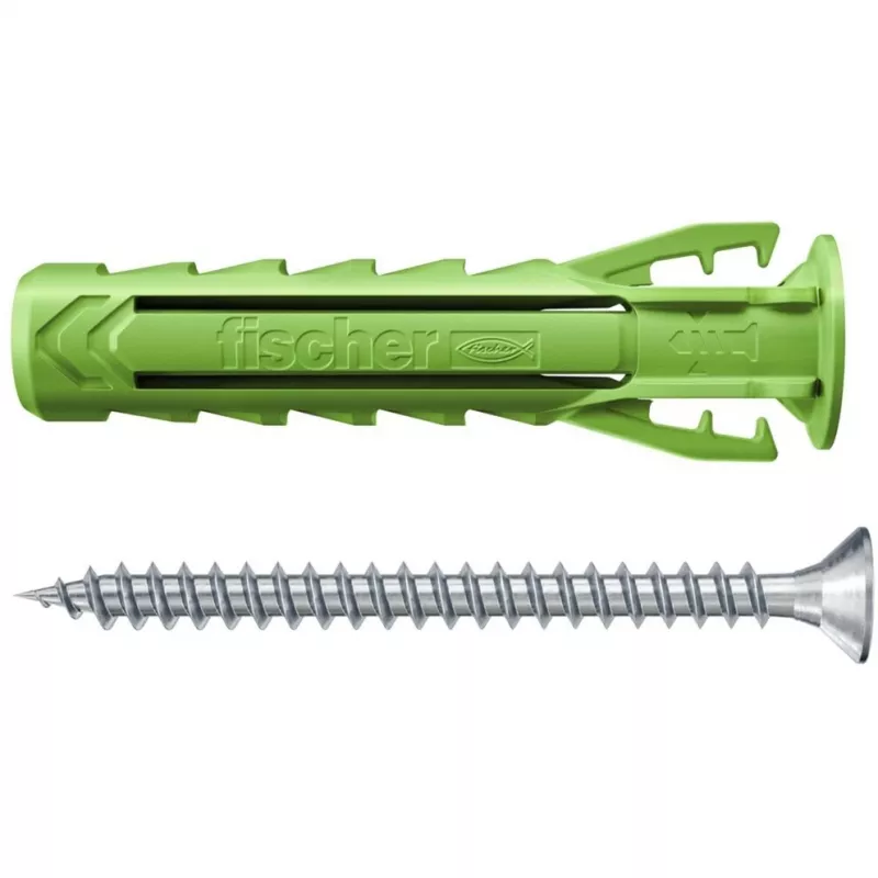 Bucha de expansão Fischer SX Plus Green 8x40 S K com parafuso, 10 unid. (567864)