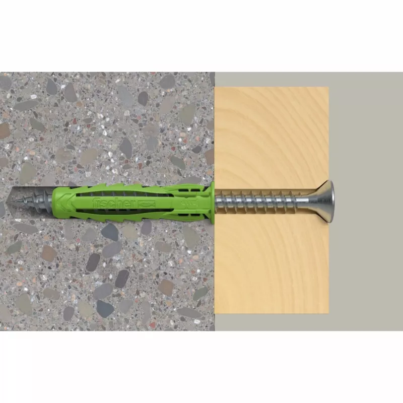 Bucha de expansão Fischer SX Plus Green 8x40 S K com parafuso, 10 unid. (567864)