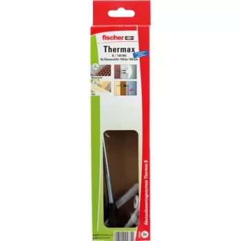 fischer THERMAX 8/160 M6 sistema de montagem à distância para isolamento térmico, preto/cinzento, 2 unid. 045684