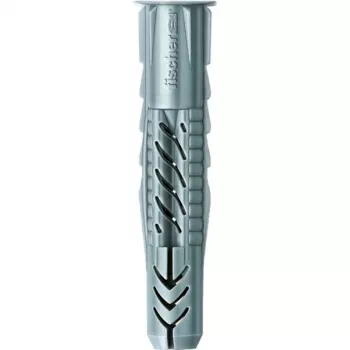 Bucha universal Fischer UX 8x50 R com rebordo - 75 unidades em caixa 531026