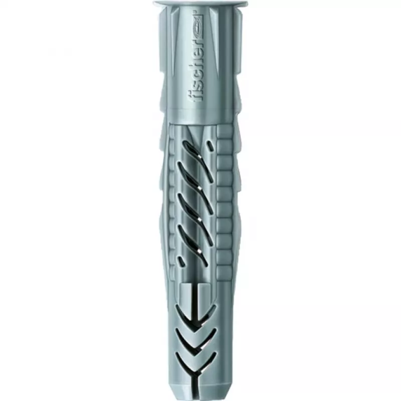 Bucha universal Fischer UX 8x50 R com rebordo - 75 unidades em caixa 531026