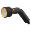 FISKARS Pistola de pulverização múltipla 3 tipos de jato bico de rega com SoftGrip™, preto/laranja