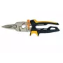 Tesoura para chapa Fiskars PowerGear, corte reto, aço inoxidável, laranja/preto, 21 cm, FS1027207