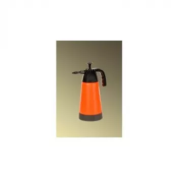 FISKARS Pulverizador de pressão 1,8 l pulverizador de jardim com bomba manual e bico ajustável, depósito em HDPE, punho ergonómico, preto/laranja