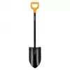 Pá Fiskars Solid+ XL com lâmina afiada e cabo em D de aço, lâmina de aço borst, 1250 mm