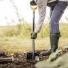 Pá FISKARS SOLID+ XL Sharp com cabo longo de aço, lâmina de aço ao boro, punho em D, 1250 mm