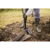 Pá FISKARS SOLID+ XL Sharp com cabo longo de aço, lâmina de aço ao boro, punho em D, 1250 mm