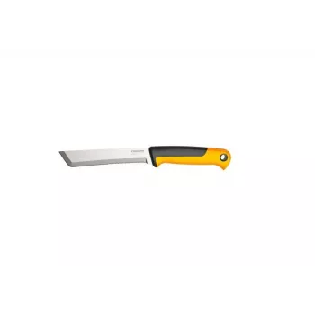 Fiskars X-series K82 Faca de colheita, lâmina em aço inoxidável, cabo SoftGrip, 15 cm, preto/laranja