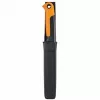 Fiskars X-series K82 Faca de colheita, lâmina em aço inoxidável, cabo SoftGrip, 15 cm, preto/laranja