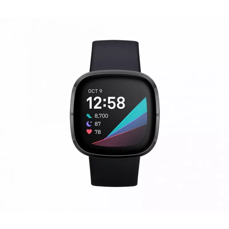 Fitbit Sense Graphite Aço inoxidável Carbon Black