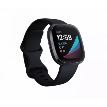 Fitbit Sense Graphite Aço inoxidável Carbon Black