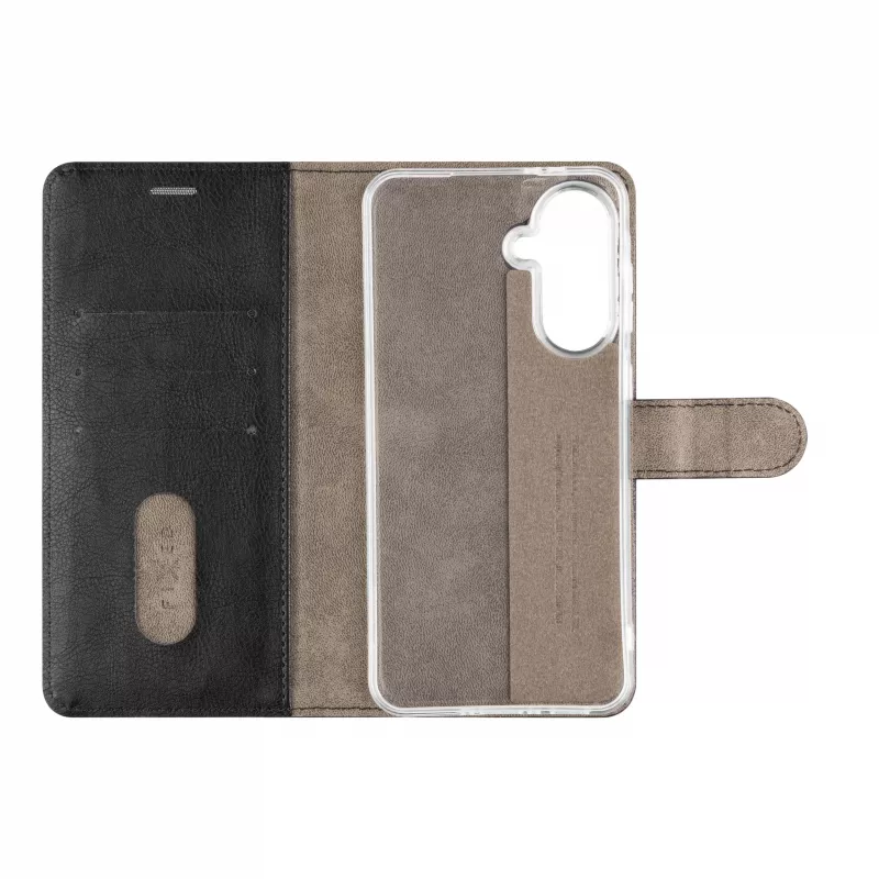 Fixed Opus Capa Tipo Livro para Samsung Galaxy A37 5G, Pele Sintética, Preto