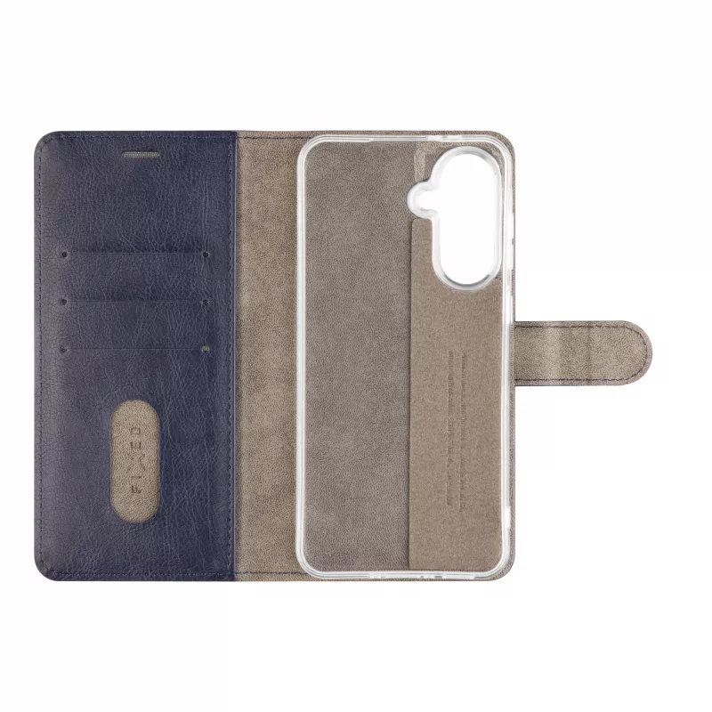 Fixed Opus Capa tipo livro para Samsung Galaxy A37 5G, Pele sintética, Azul