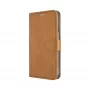 Fixed Opus Book Case para Samsung Galaxy A37 5G, pele sintética, castanho