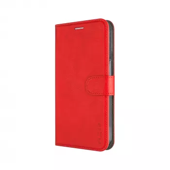 Fixed Opus Book Case para Samsung Galaxy A57 5G, pele sintética, vermelho