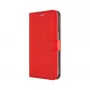 Fixed Opus Book Case para Samsung Galaxy A57 5G, pele sintética, vermelho
