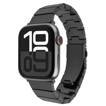 FIXED Resin Strap pro para Apple Watch 38/40/41, Carbon Black