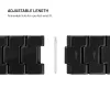 FIXED Resin Strap pro para Apple Watch 44/45/46/49, Carbon Black