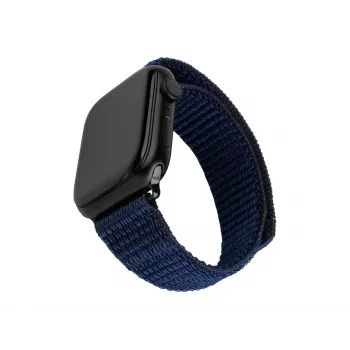 Fixed Sporty Bracelete de Nylon para Apple Watch 38/40/41mm – Azul-escuro