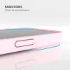 Capa traseira Fixed Story para Xiaomi 17 emborrachada rosa