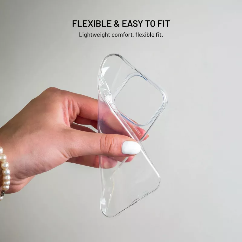 Capa traseira FIXED Story para Xiaomi 17 Ultra, TPU transparente