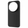 Capa traseira Fixed Story para Xiaomi 17 Ultra, emborrachada, preta