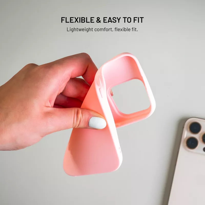 Fixed Capa Traseira Story para Xiaomi 17 Ultra, emborrachada, Rosa