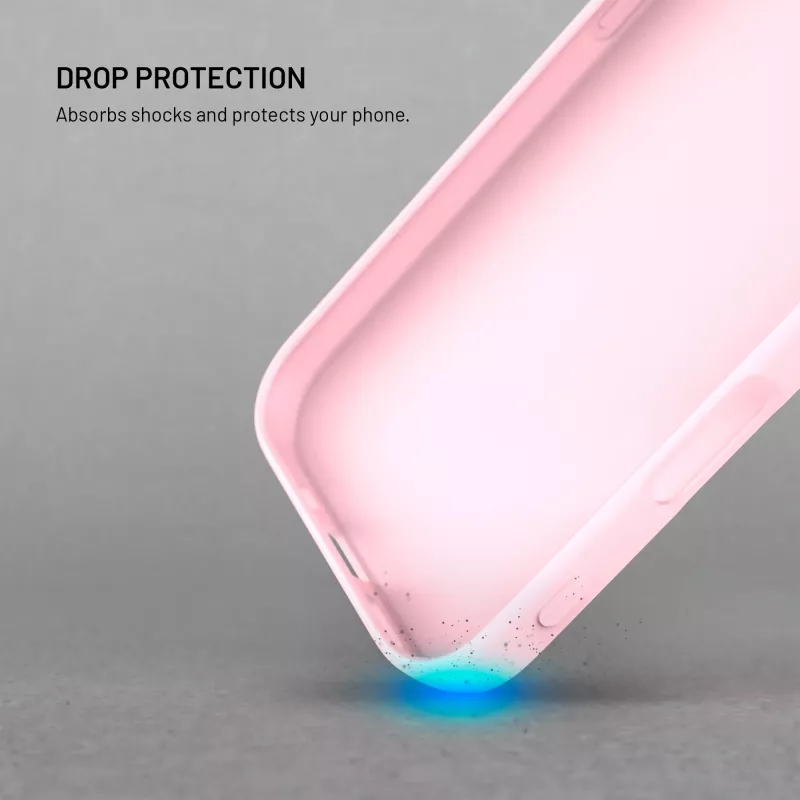 Fixed Capa Traseira Story para Xiaomi 17 Ultra, emborrachada, Rosa