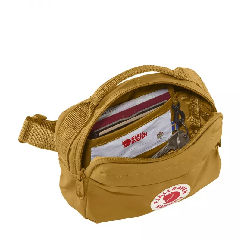Bolsa de cintura Fjällräven Kånken ocre