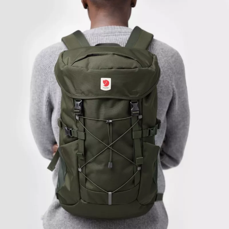 Mochila Fjällräven Skule Top 26 Verde Oxford Poliéster Reciclado