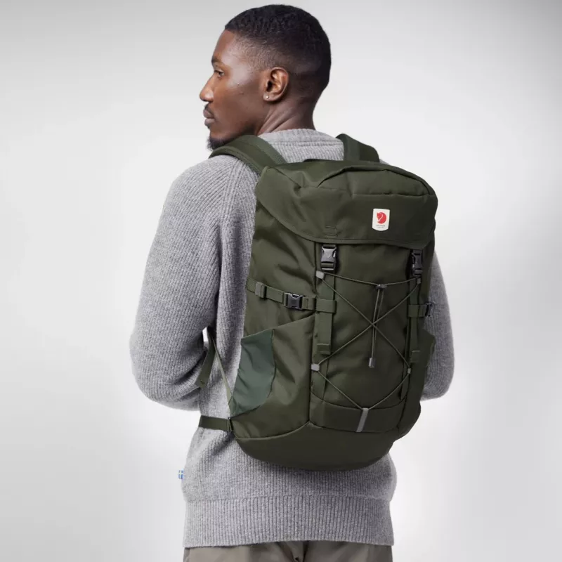 Mochila Fjällräven Skule Top 26 Verde Oxford Poliéster Reciclado
